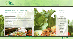 Desktop Screenshot of leafsaladbar.com
